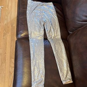 New gold sequin pants